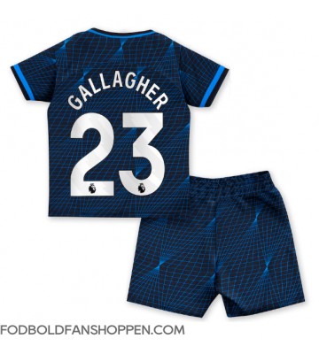 Chelsea Conor Gallagher #23 Udebanetrøje Børn 2023-24 Kortærmet (+ Korte bukser)